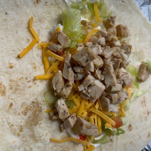 Big Chicken Soft Taco.
