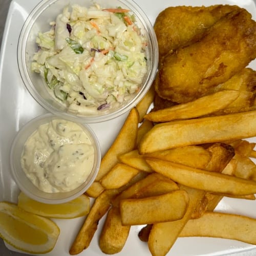 Fish and Chips.