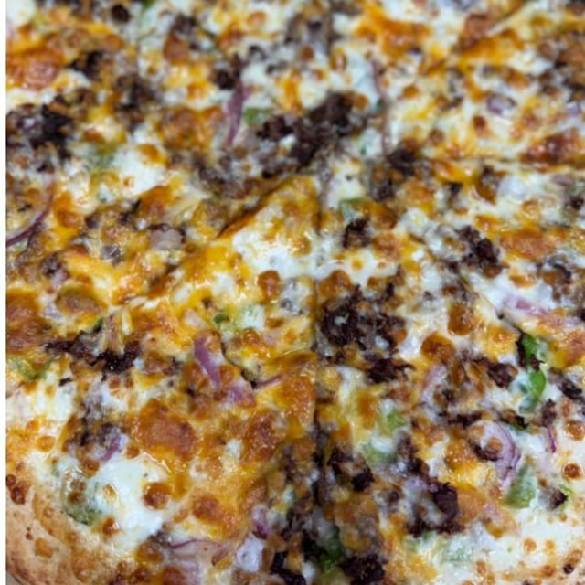 Philly Steak Pizza.