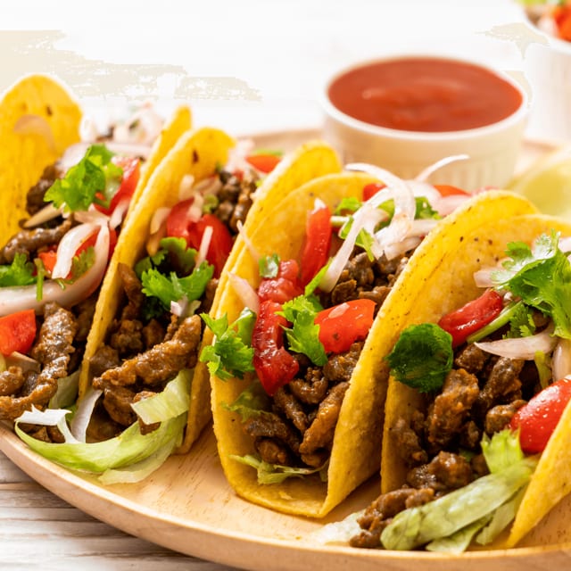 Beef Hard Tacos.